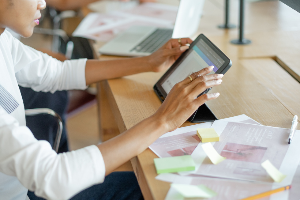 Woman Working in the Office
